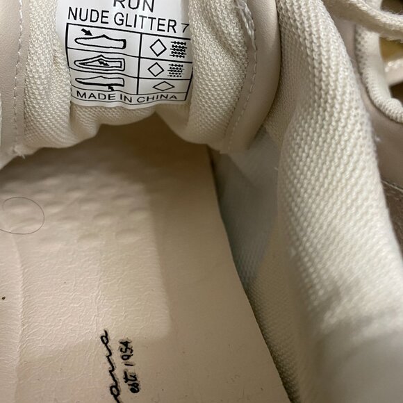 Vintage Havana Women Shoes Run Nude Glitter Sneaker Size 7 - Picture 8 of 8